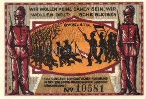 Német Birodalom/Weimari Köztársaság/ Süderbrarup 1921. 50Pf(8x) 8klf db, teljes sor T:I