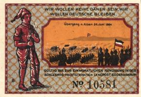 Német Birodalom/Weimari Köztársaság/ Süderbrarup 1921. 50Pf(8x) 8klf db, teljes sor T:I