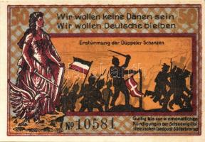 Német Birodalom/Weimari Köztársaság/ Süderbrarup 1921. 50Pf(8x) 8klf db, teljes sor T:I