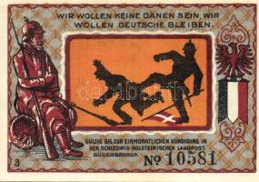 Német Birodalom/Weimari Köztársaság/ Süderbrarup 1921. 50Pf(8x) 8klf db, teljes sor T:I