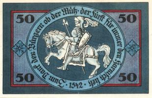 Német Birodalom/Weimari Köztársaság/ Torgau 1921. 5Pf + 10Pf + 25Pf + 50Pf 4klf db, teljes sor T:I