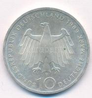 NSZK 1989D 10M Ag "2000 éves Bonn" T:2
FRG 1989D 10 Mark Ag "2000th Anniversary of B...