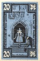 Német Birodalom/Weimari Köztársaság/ Merseburg 1921. 5Pf + 10Pf + 20Pf + 25Pf + 50Pf(6x) összesen 10...