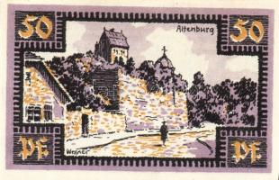 Német Birodalom/Weimari Köztársaság/ Merseburg 1921. 5Pf + 10Pf + 20Pf + 25Pf + 50Pf(6x) összesen 10...