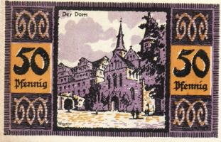 Német Birodalom/Weimari Köztársaság/ Merseburg 1921. 5Pf + 10Pf + 20Pf + 25Pf + 50Pf(6x) összesen 10...