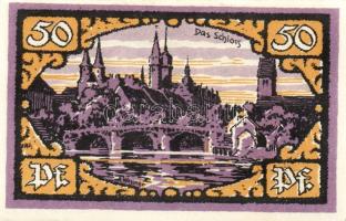 Német Birodalom/Weimari Köztársaság/ Merseburg 1921. 5Pf + 10Pf + 20Pf + 25Pf + 50Pf(6x) összesen 10...