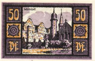 Német Birodalom/Weimari Köztársaság/ Merseburg 1921. 5Pf + 10Pf + 20Pf + 25Pf + 50Pf(6x) összesen 10...