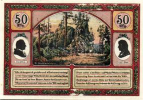 Német Birodalom/Weimari Köztársaság/ Hmenau 1921. 50Pf(6x) 6klf db, teljes sor T:I