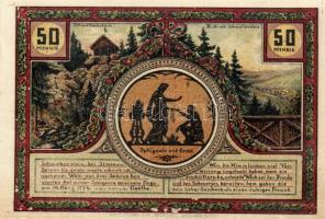 Német Birodalom/Weimari Köztársaság/ Hmenau 1921. 50Pf(6x) 6klf db, teljes sor T:I