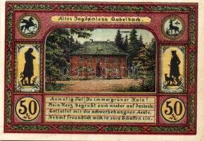 Német Birodalom/Weimari Köztársaság/ Hmenau 1921. 50Pf(6x) 6klf db, teljes sor T:I