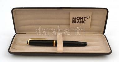 Mont Blanc töltőtoll, jó állapotban, 14 K heggyel, dobozban, h: 12,5 cm