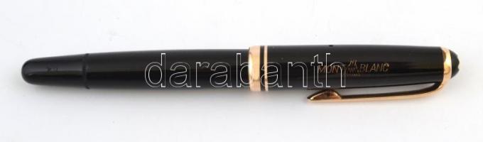 Mont Blanc töltőtoll, jó állapotban, 14 K heggyel, dobozban, h: 12,5 cm