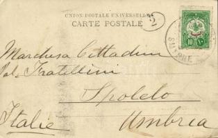 Izmir, Smyrne; Caravane de chameaux / camel caravan, Turkish folklore (EK)