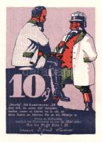 Német Birodalom/Weimari Köztársaság/ Plaue 1922. 10Pf + 25Pf + 50Pf 3klf db, teljes sor T:I