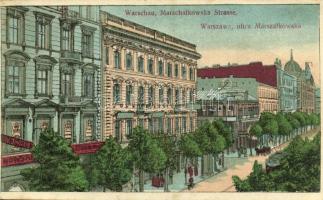 Warsaw, Warszawa, Warschau; Marschalkowska Strasse / ulica / street (EK)