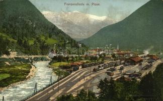 Fortezza, Franzensfeste (Südtirol); Plose, railway station / Bahnhof / stazione ferroviaria