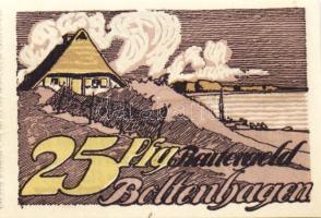 Német Birodalom/Weimari Köztársaság/ Boltenhagen 1922. 10Pf + 25Pf + 50Pf 3klf db, teljes sor T:I,I-