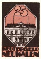 Német Birodalom/Weimari Köztársaság/ Neukalm 1922. 10Pf + 25Pf + 50Pf 3klf db, teljes sor T:I