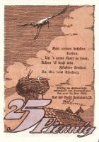 Német Birodalom/Weimari Köztársaság/ Neukalm 1922. 10Pf + 25Pf + 50Pf 3klf db, teljes sor T:I