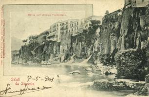 1901 Sorrento, Marina coll&#039; Albergo Tramontano / hotel (EK)