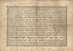 1848. 1Ft "Kossuth bankó" T:III/IV