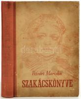 Vízvári Mariska szakácskönyve. Bp, 1957. Minerva. Kiadói kopott félvászon kötésben, laza fűzéssel.