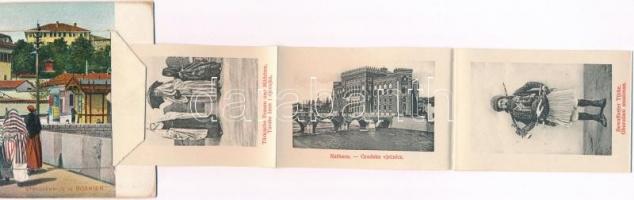 Sarajevo, Strassenbild in Bosnien / street view, folklore. Leporellocard