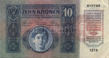 1915. 10K piros "Magyarország" körbélyegzővel T:II