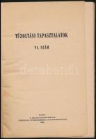 Tűzoltási tapasztalatok VI. szám. Bp., 1963, Belügyminisztérium Országos Tűzrendészeti Parancsnokság...