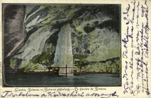1903 Dobsina, Dobschau; Eishöhle Dobsina / Dobsinai jégbarlang, belső / ice cave interior (EB)