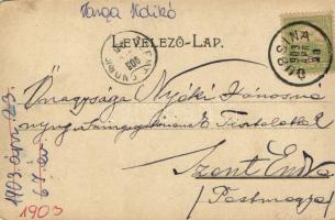 1903 Dobsina, Dobschau; Eishöhle Dobsina / Dobsinai jégbarlang, belső / ice cave interior (EB)