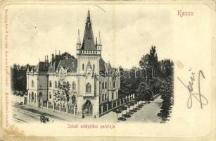 1905 Kassa, Kosice; Jakab műépítész palotája. Eschwig Ede F. kiadása. Hajts Kornél felvétele / architects palace, villa (EB)