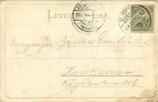 1905 Kassa, Kosice; Jakab műépítész palotája. Eschwig Ede F. kiadása. Hajts Kornél felvétele / archi...