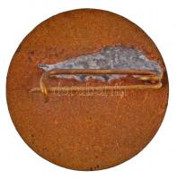 ~1950. "M.N.D.SZ. Népegészségőr" zománcozott jelvény (22mm) T:2