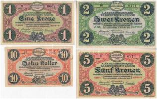 Zalaegerszeg / hadifogolytábor 1916. augusztus 15. 10f + 20f + 50f + 1K + 5K mindegyik arab sorozat-...