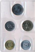 1988. 2f-20Ft (10xklf) forgalmi sor világoskék műbőrtokban T:1