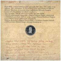 2005. 1Ft-100Ft (7xklf) forgalmi sor szettben + 2005. 10Ft "József Attila" T:PP halvány pa...