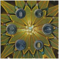 2012. 5Ft-200Ft (6xklf) elsőnapi veret, forgalmi sor dísztokban "Magyarország Alaptörvénye"...