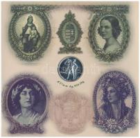 2007. 1Ft-100Ft (8xklf) "Berán Lajos és a pengő" forgalmi sor, benne "Berán Lajos és ...