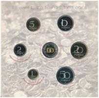 2008. 1Ft-100Ft (7xklf) darabos forgalmi sor "Búcsú az egy- és kétforintostól" dísztokos s...