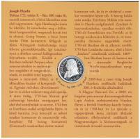 2009. 5Ft-200Ft "Haydn" (7xklf) forgalmi érme sor, benne "Joseph Haydn" Ag emlék...