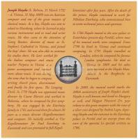2009. 5Ft-200Ft "Haydn" (7xklf) forgalmi érme sor, benne "Joseph Haydn" Ag emlék...