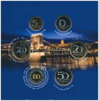 2009. 5Ft-200Ft (6xklf) "Lánchíd" forgalmi sor szettben + 2009. 5Ft-200Ft (6xklf) "Lá...