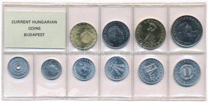 1986. 2f-20Ft (10xklf) érmés forgalmi sor fóliatokban T:1 Adamo FO19