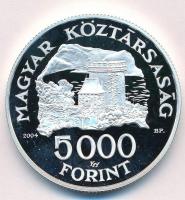 2004. 5000Ft Ag "Visegrádi vár" tanúsítvánnyal T:PP 
Adamo EM192