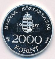1997. 2000Ft Ag "Integráció az EU-ba-EURO I" T:PP ujjlenyomat 
Adamo EM147