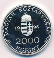 1998. 2000Ft Ag "Integráció az EU-ba - EURO II" T:PP Adamo EM157