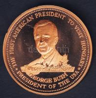 1989. "Bush látogatása" Br emlékérem T:BU