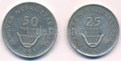 1961. 25Ft Ag + 50Ft Ag "Liszt" pár T:2 karc
Adamo EM7, EM8