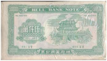 Kína DN Égetési pénz 50.000.000 névértékben (150x) eredeti, kicsit sérült csomagolásban T:I China ND...